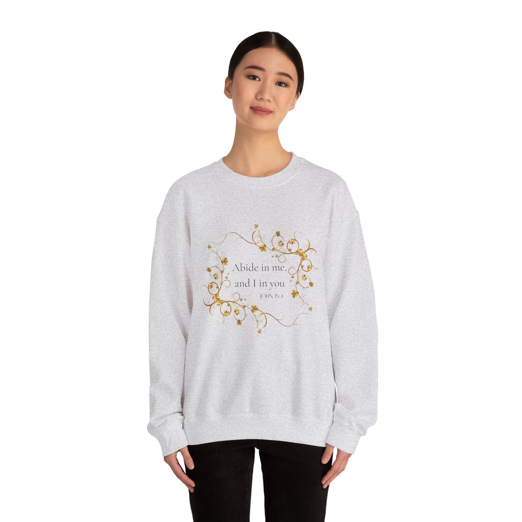 Abide In Him Crewneck Sweatshirt