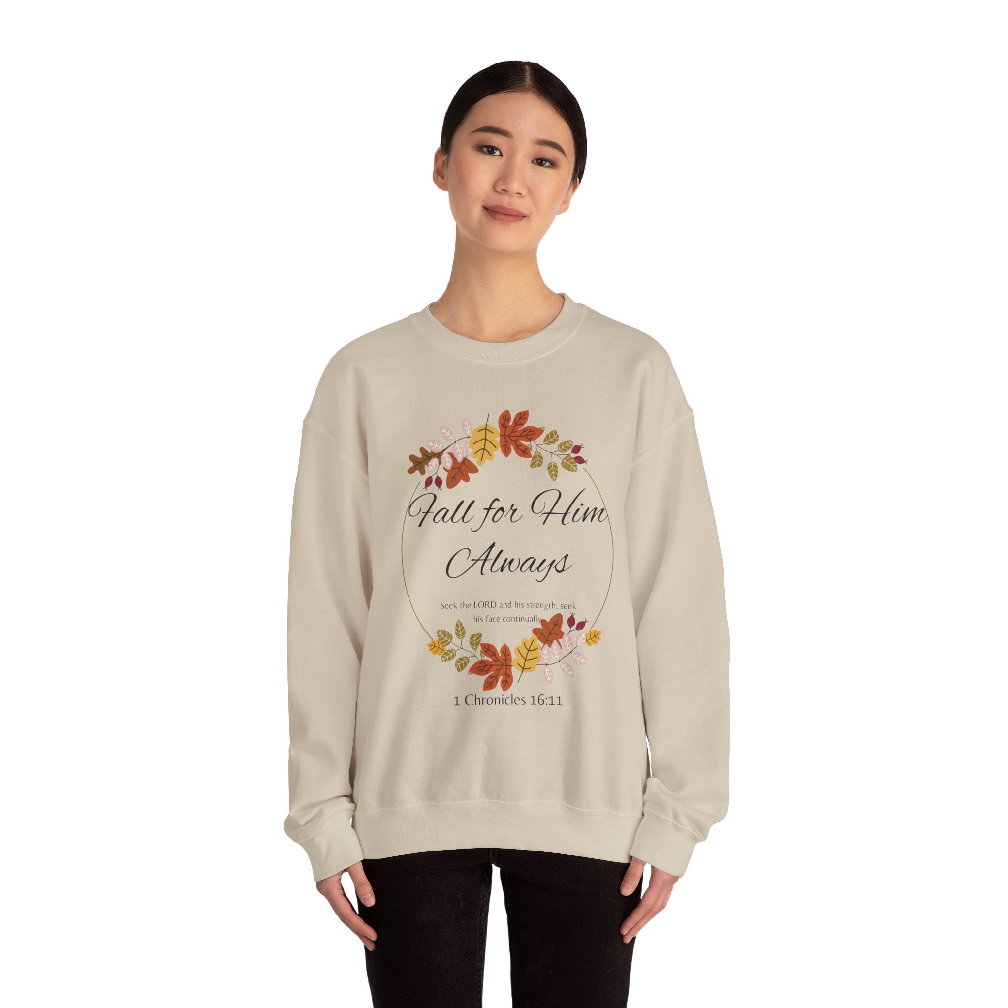 Fall for Him Crewneck Sweatshirt