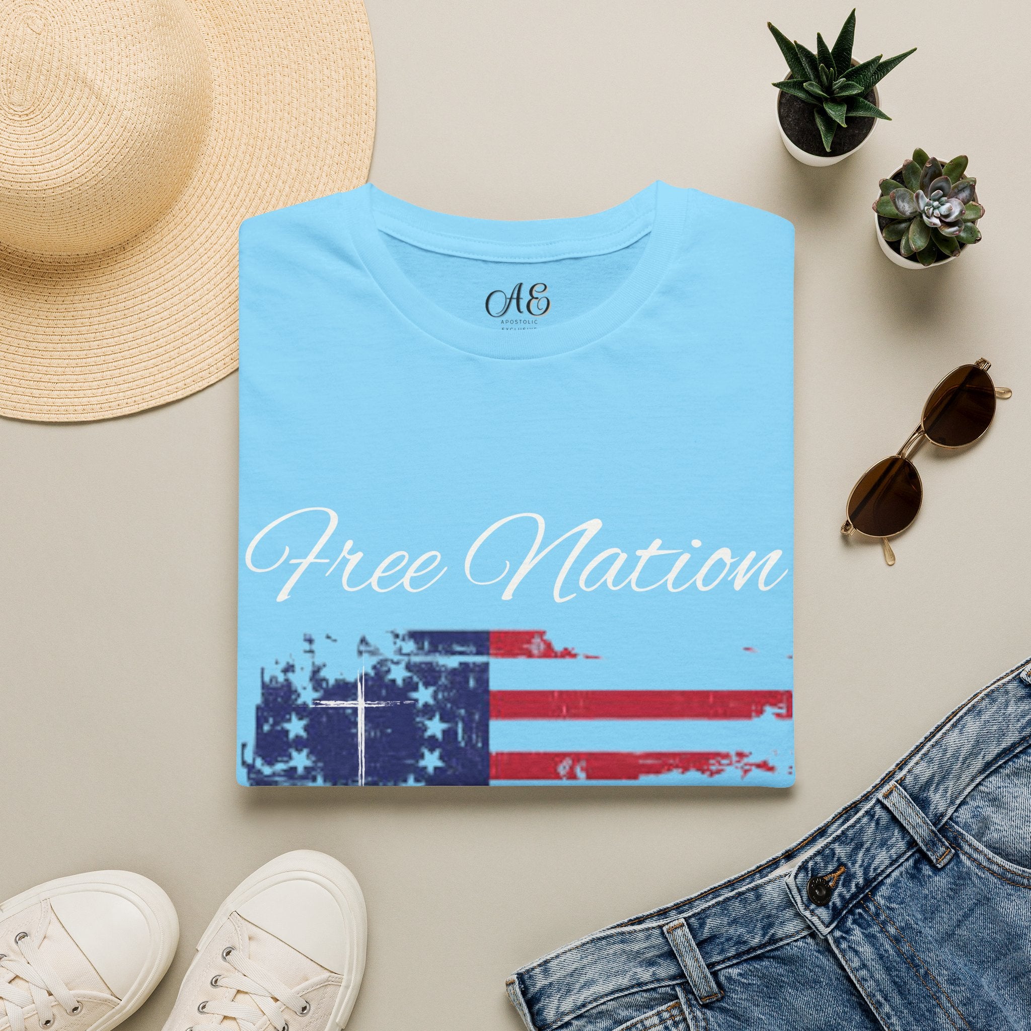 Free Nation - White Edition Classic Fit T-shirt