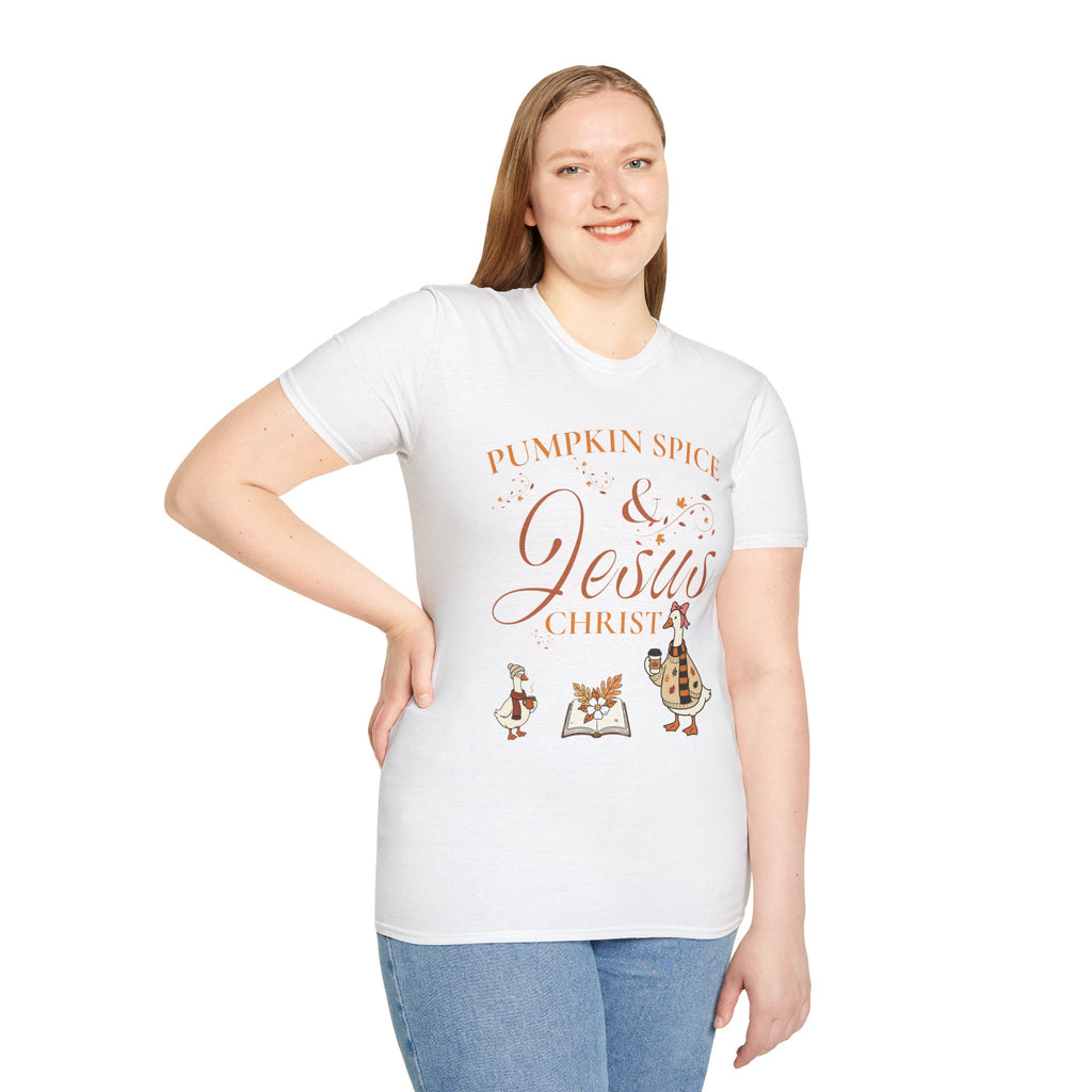Pumpkin Spice & Jesus T-shirt