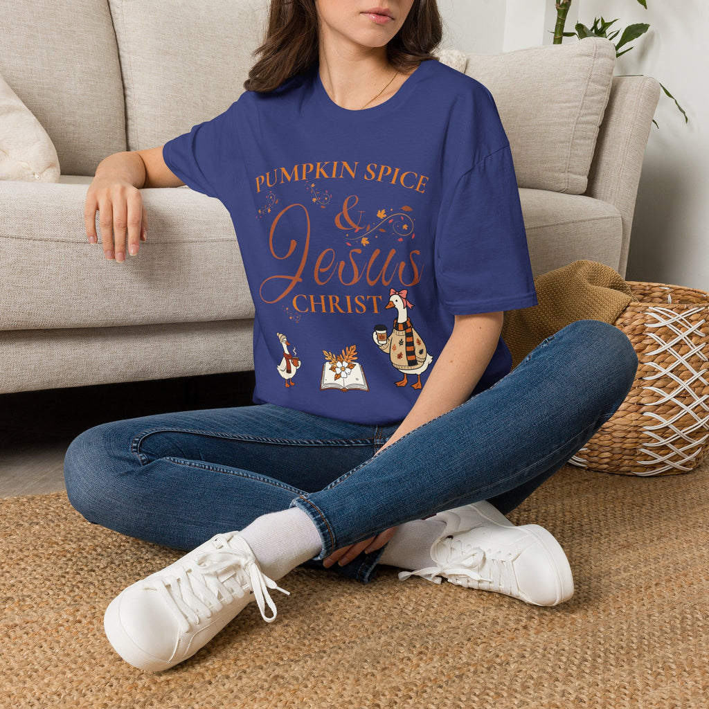 Pumpkin Spice & Jesus T-shirt
