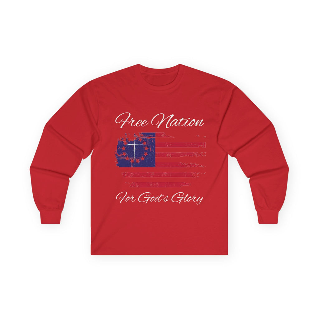 Free Nation- White Edition Long Sleeve Classic Fit