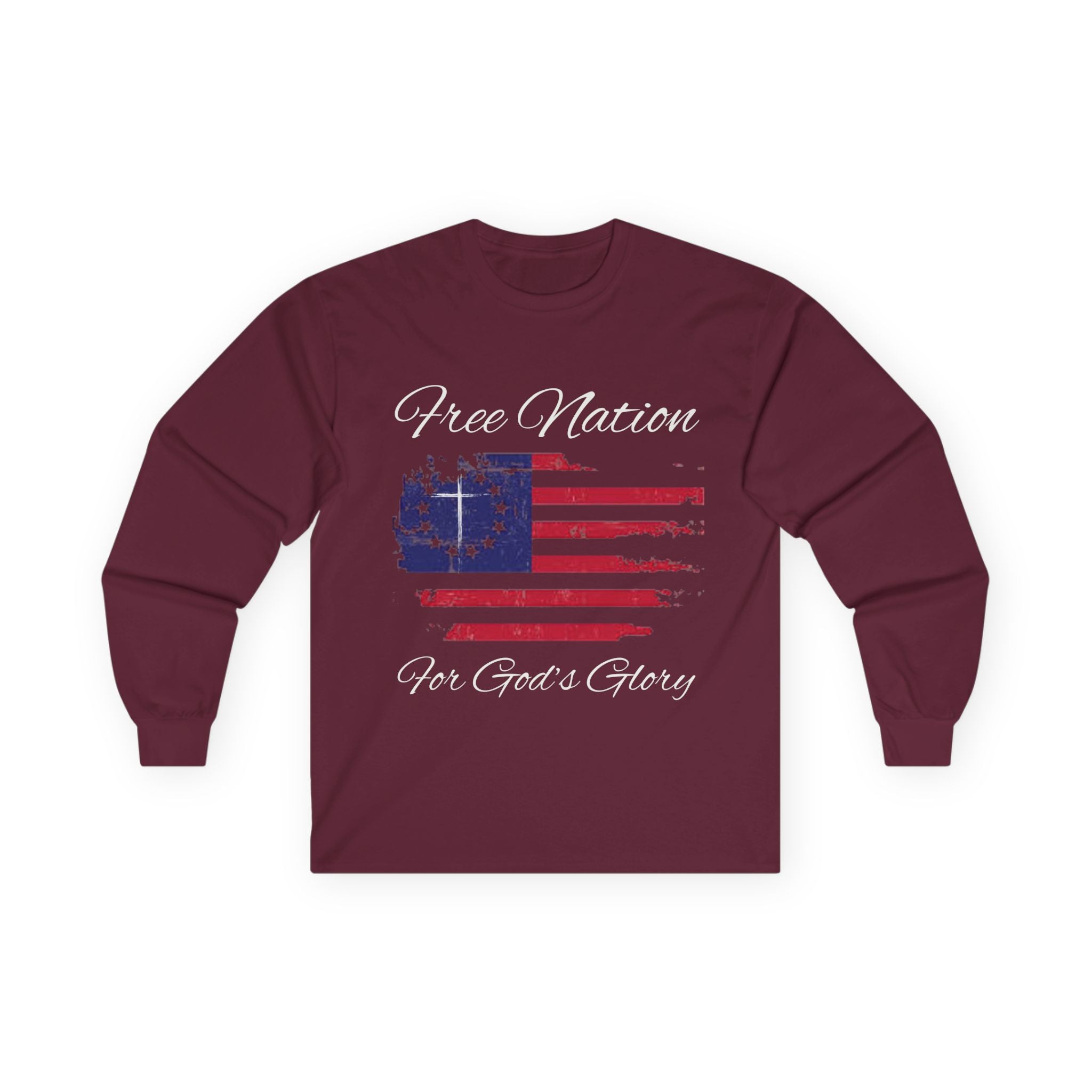 Free Nation- White Edition Long Sleeve Classic Fit