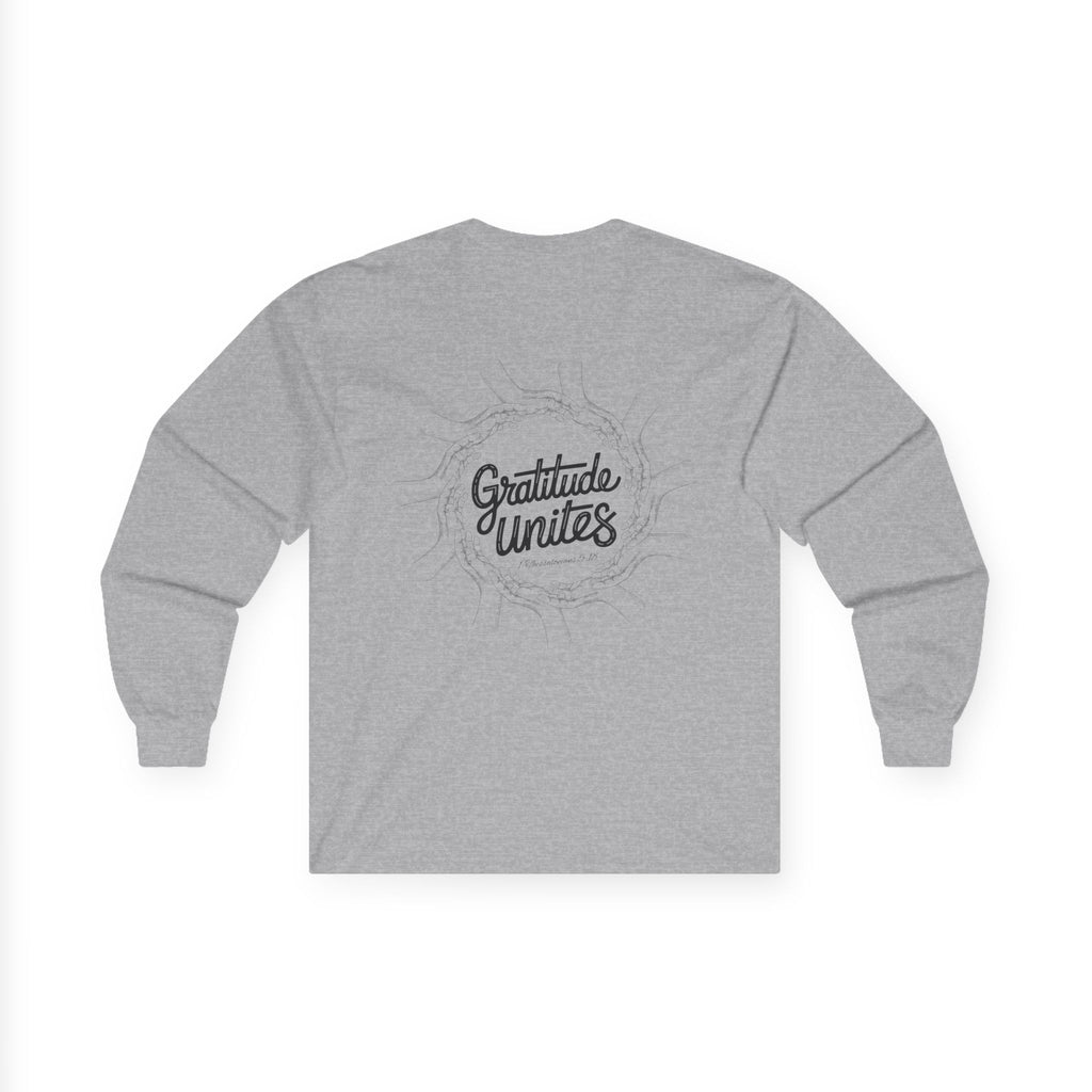 Gratitude Unites Unisex Long sleeve