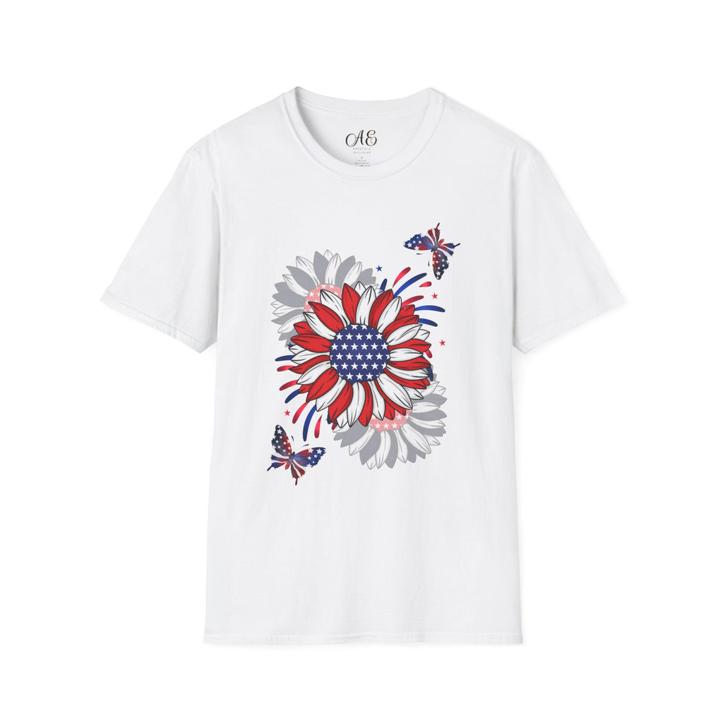 Flowers & Butterflies - Blue Edition Classic Fit T-shirt