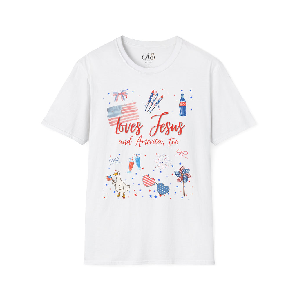 Loves Jesus - Red Edition Classic Fit T-shirt