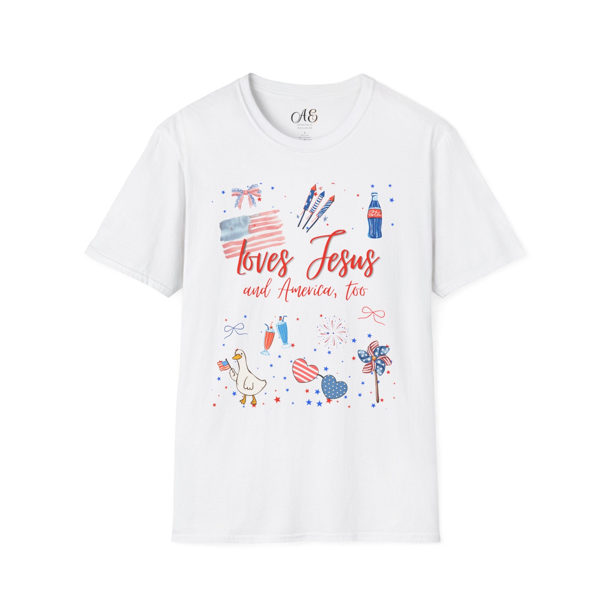 Loves Jesus - Red Edition Classic Fit T-shirt