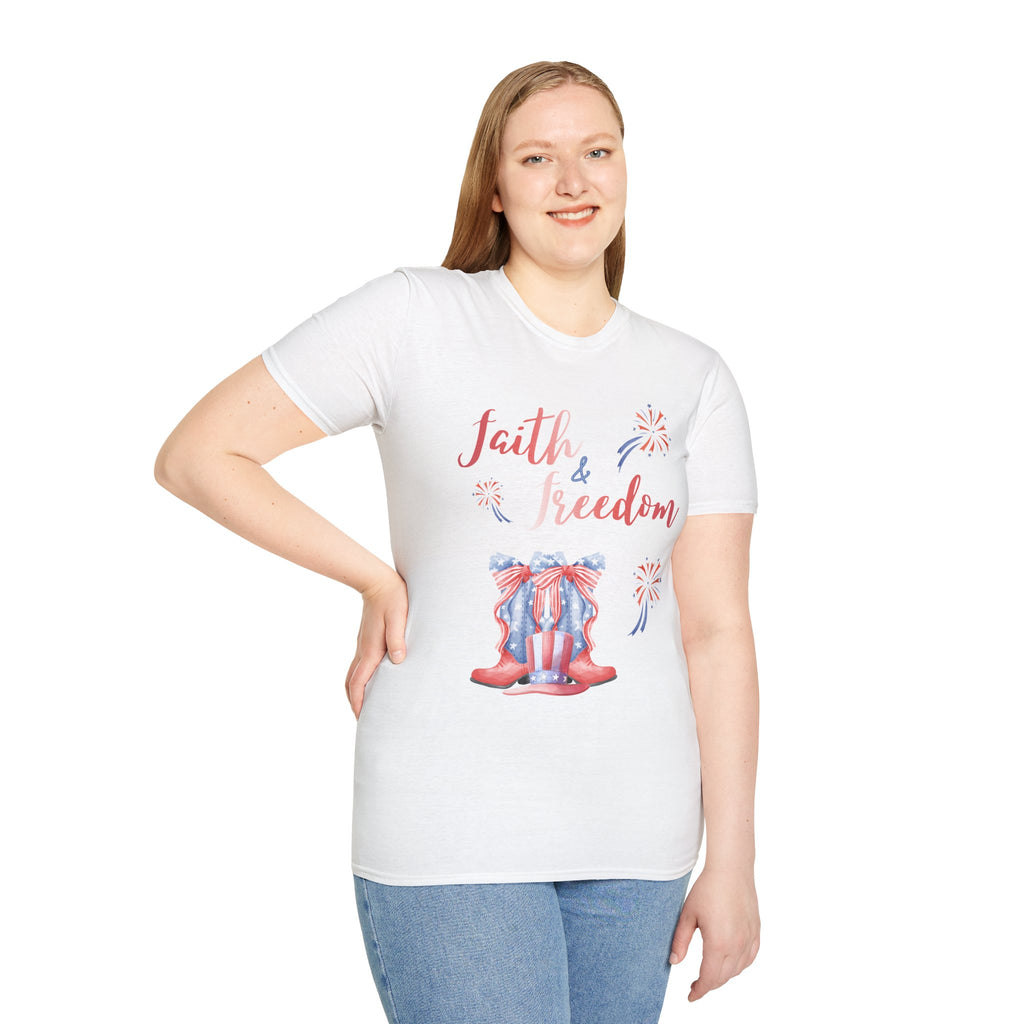 Faith & Freedom - Red Edition Classic Fit T-Shirt