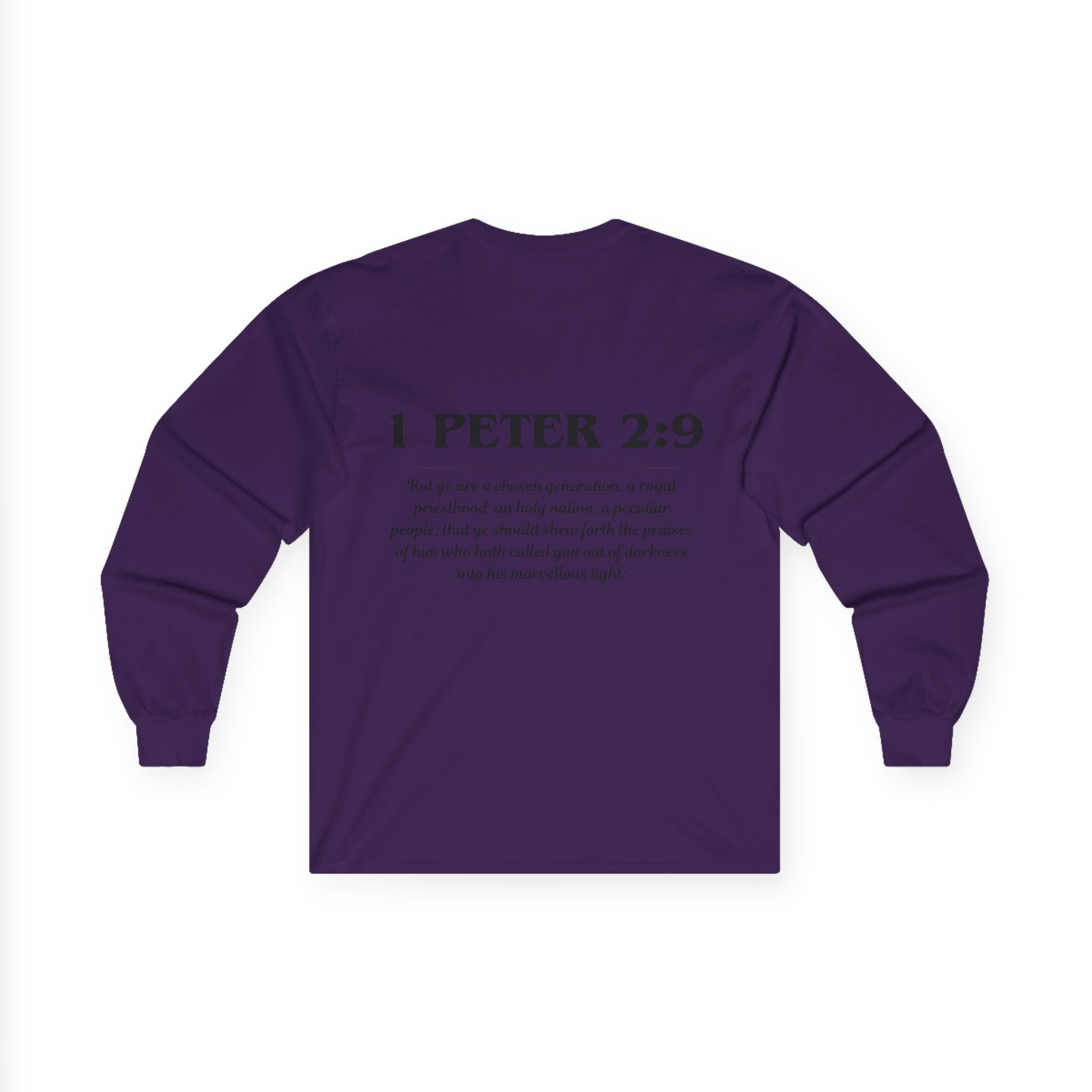 1 Peter 2:9 Scripture Unisex Long sleeve