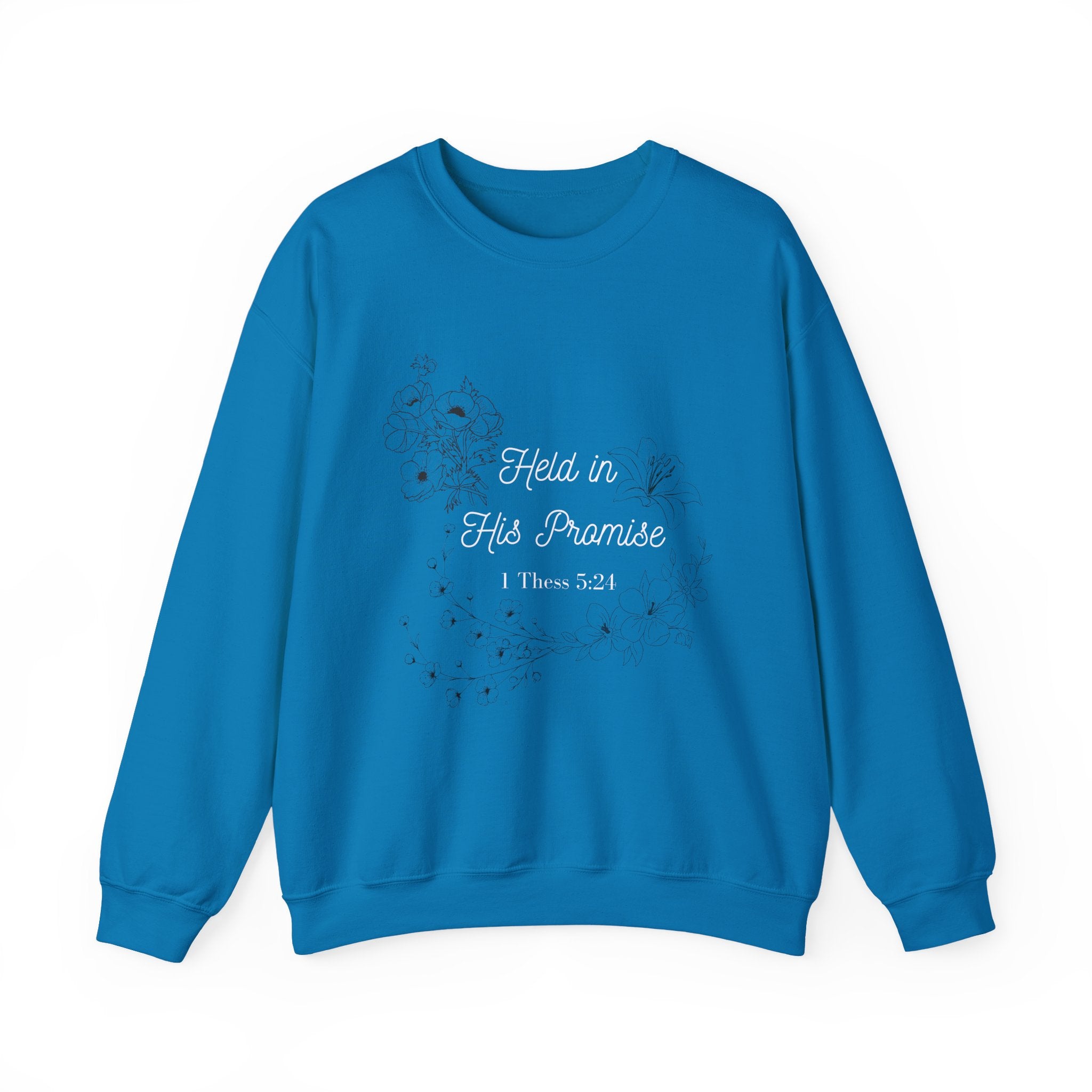Held in His Promise Crewneck Sweatshirt