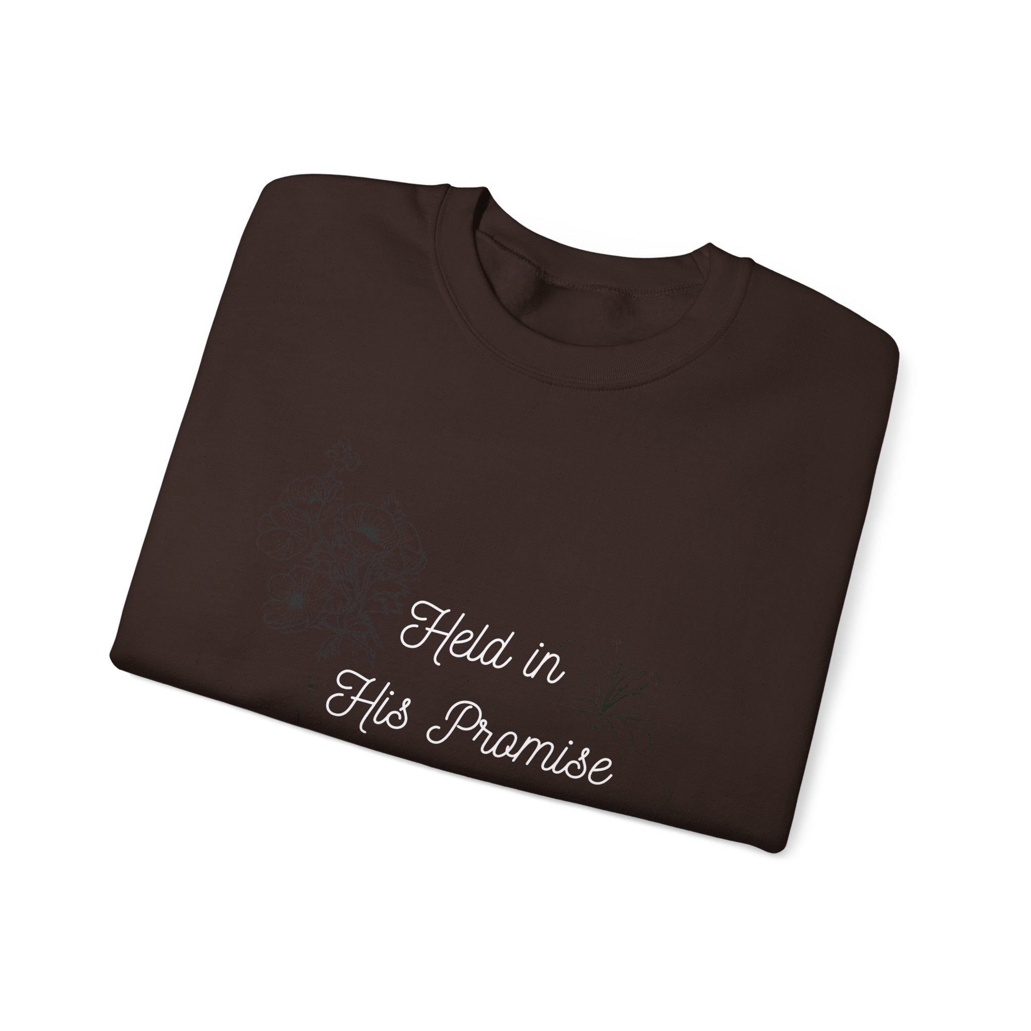 Held in His Promise Crewneck Sweatshirt