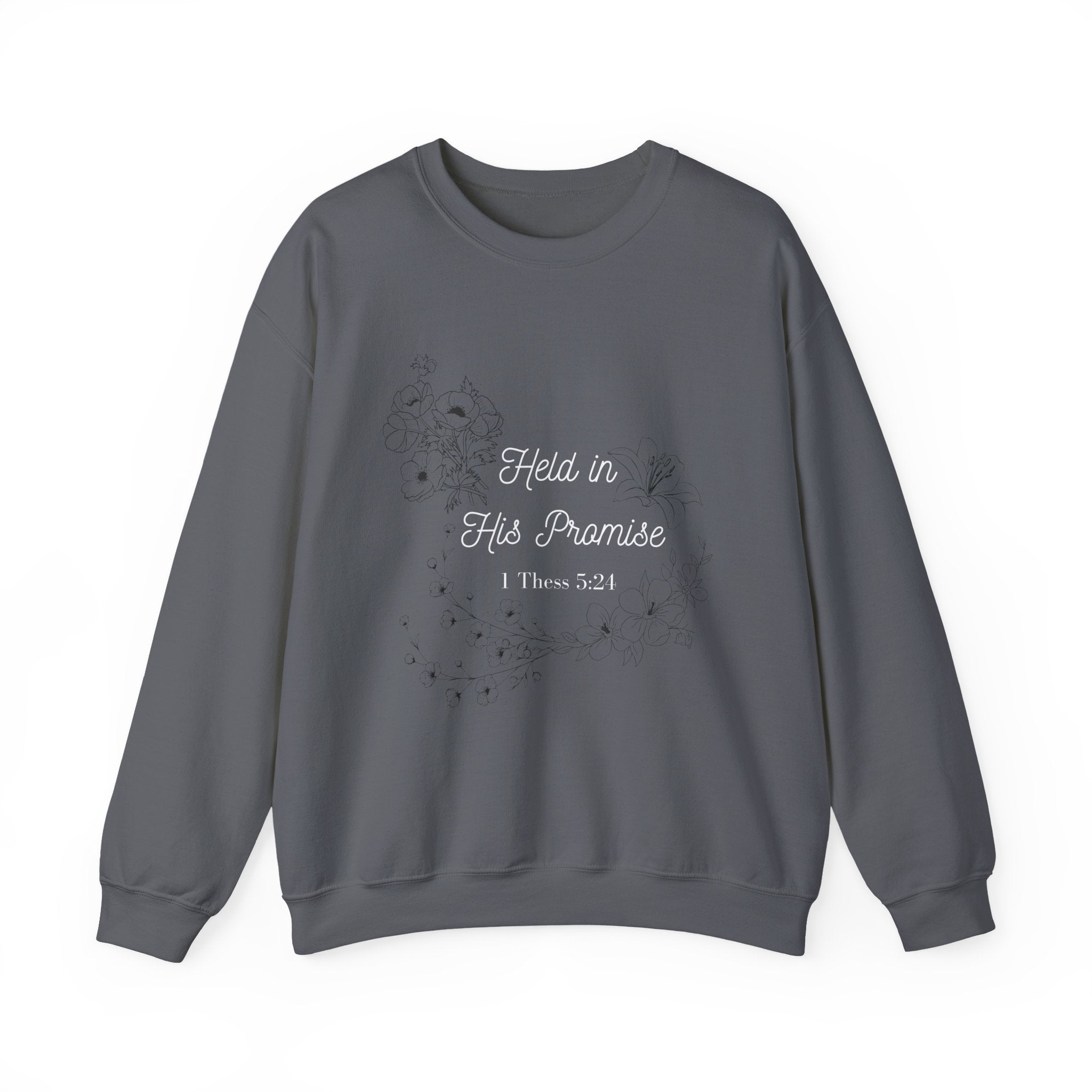 Held in His Promise Crewneck Sweatshirt