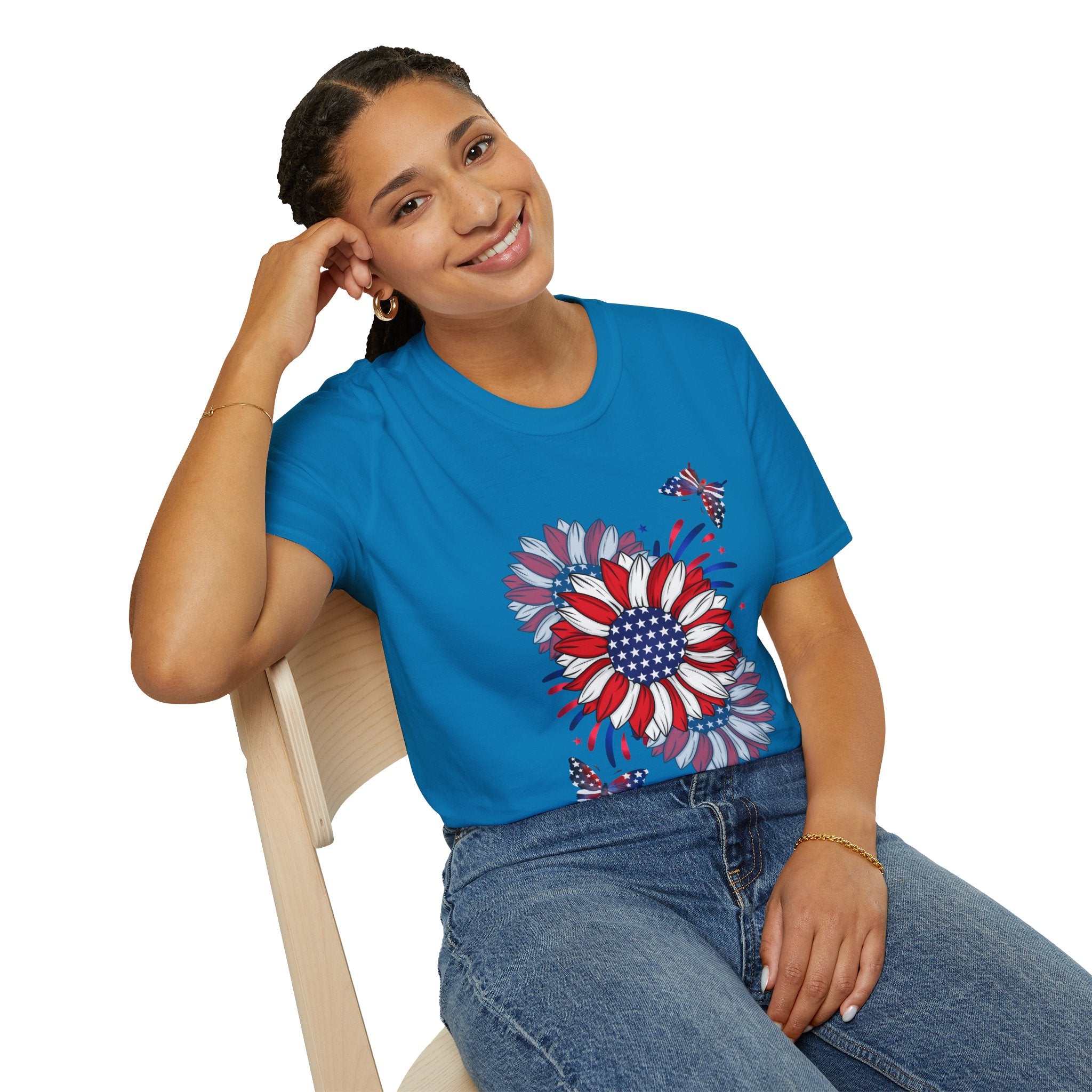 Flowers & Butterflies - Red Edition Classic Fit T-shirt