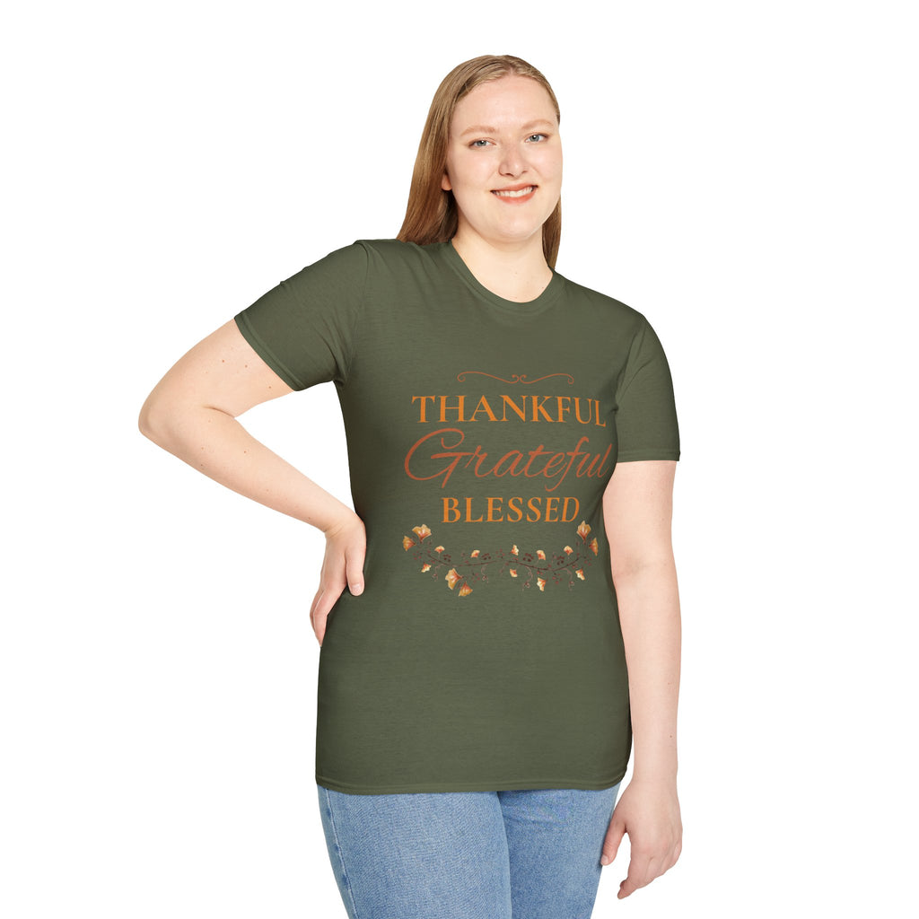 Thankful, Grateful, Blessed T-shirt