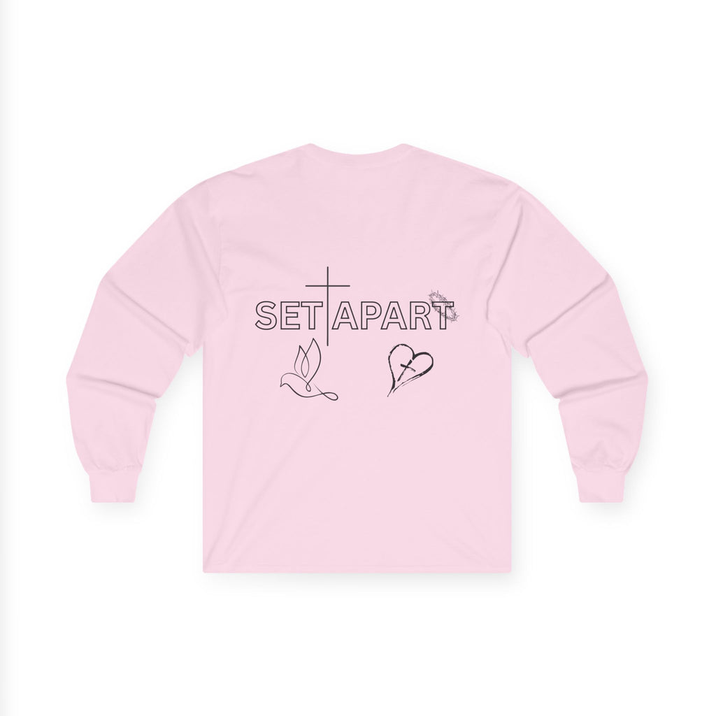 Set Apart Word Art Unisex Long sleeve