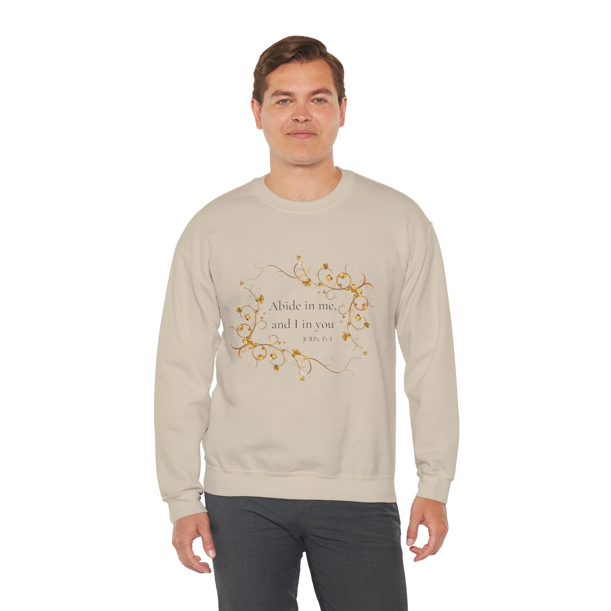 Abide In Him Crewneck Sweatshirt