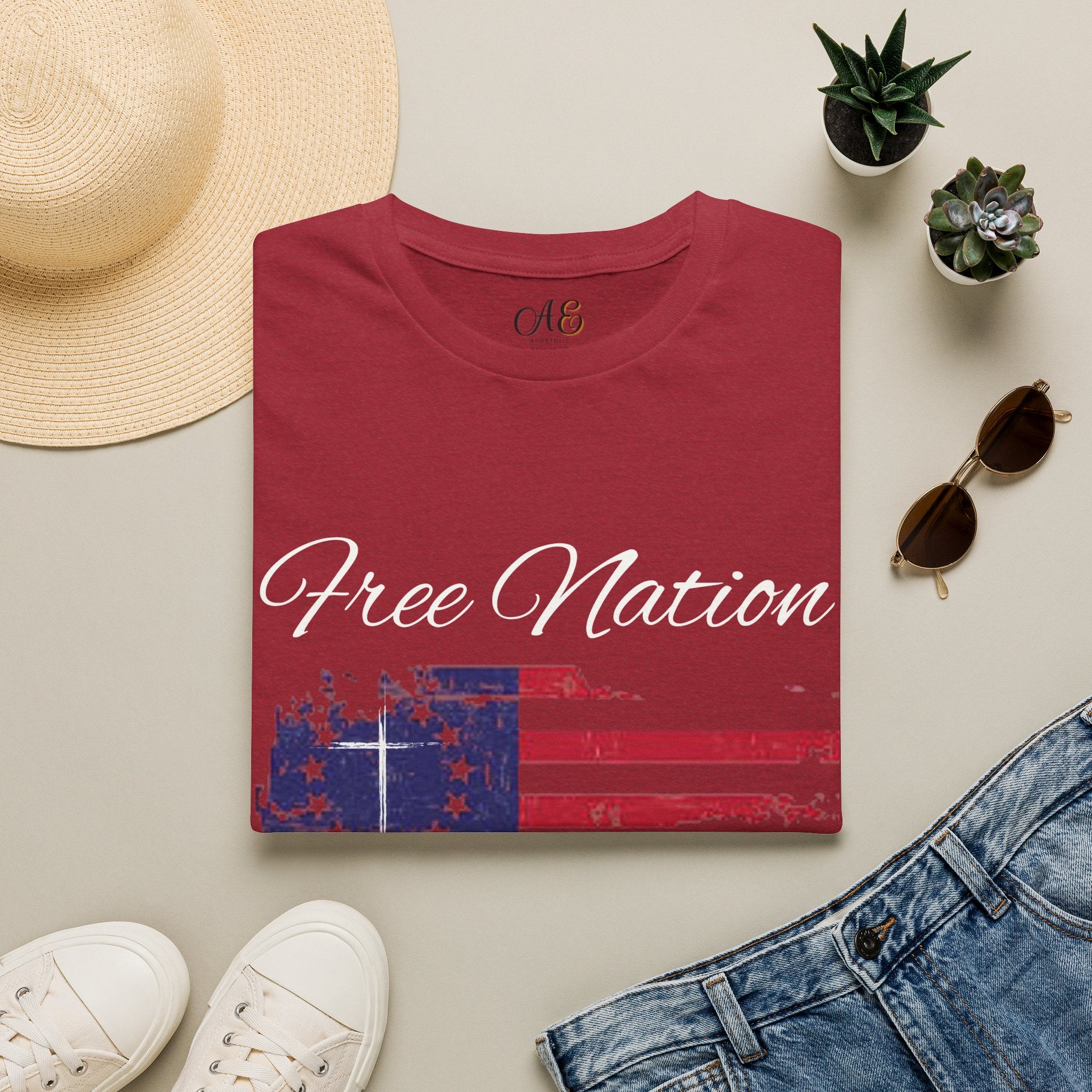 Free Nation - White Edition Classic Fit T-shirt