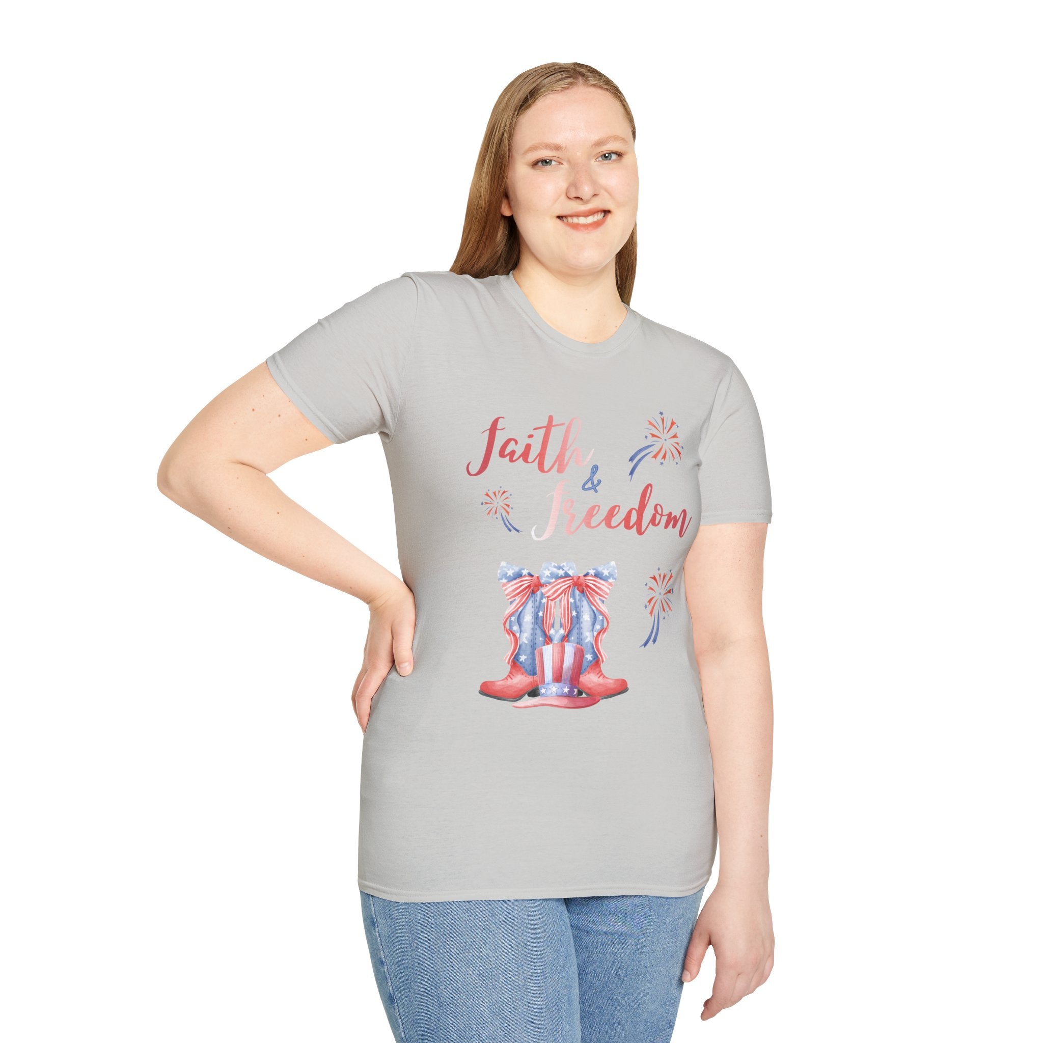 Faith & Freedom - Red Edition Classic Fit T-Shirt