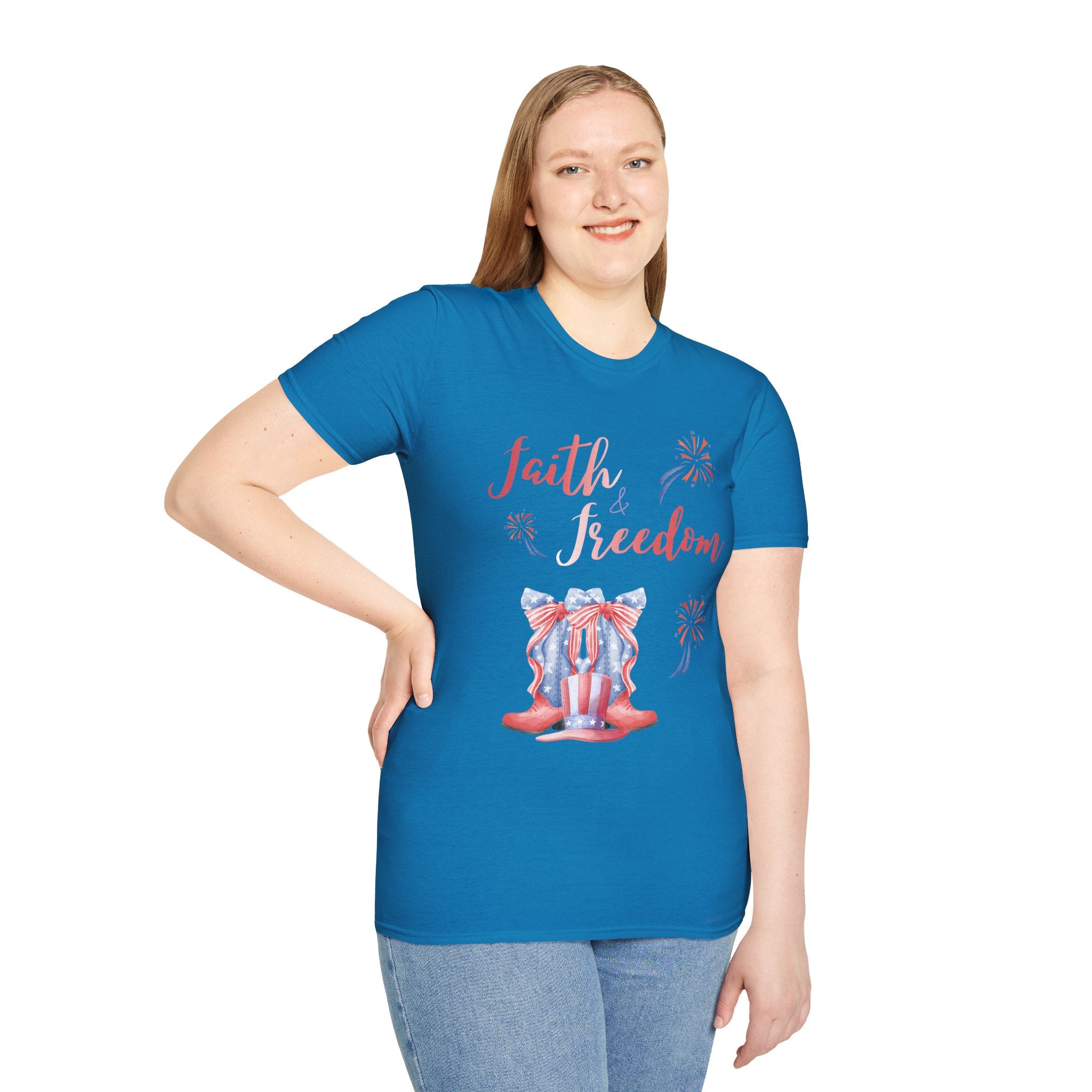 Faith & Freedom - Red Edition Classic Fit T-Shirt
