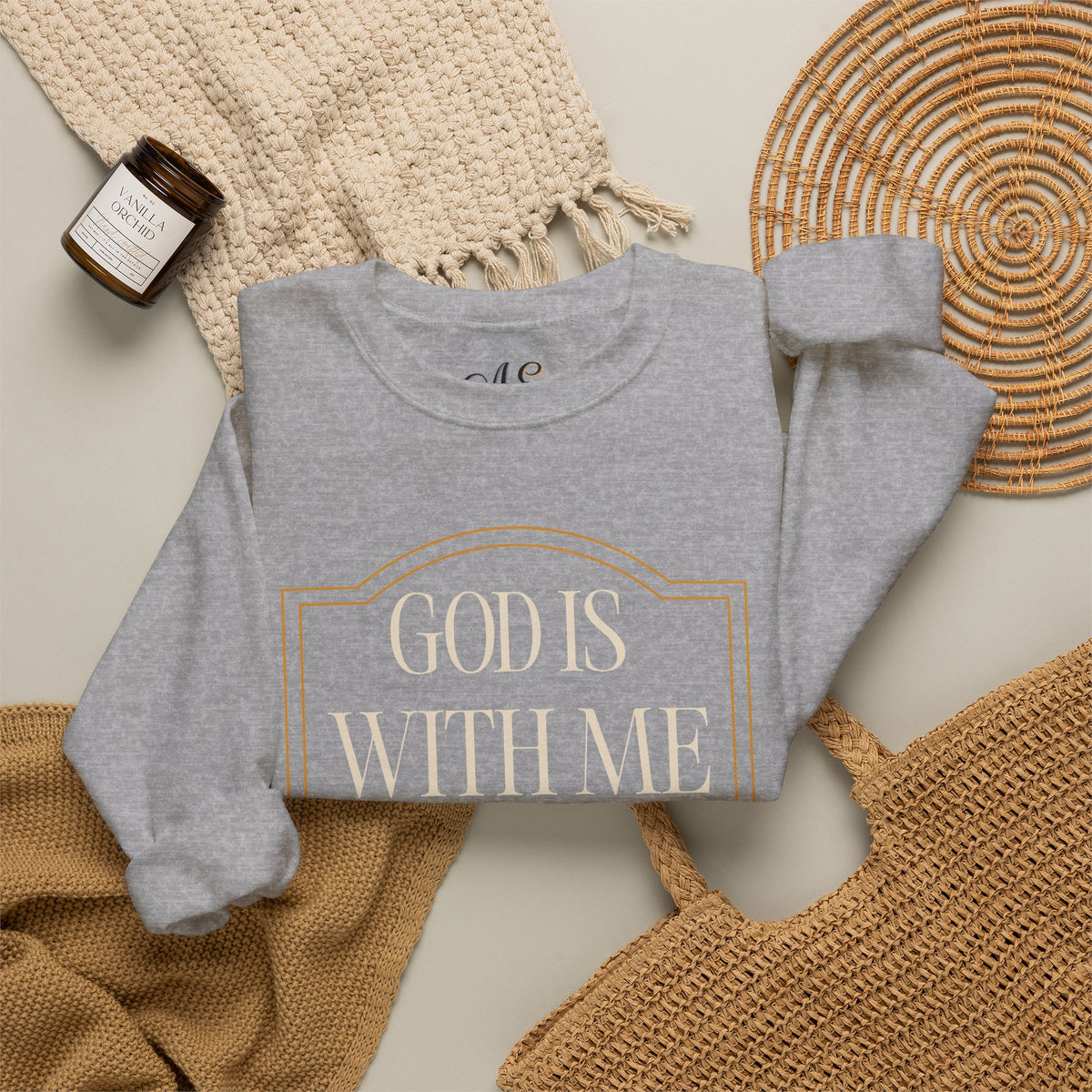 God is With Me Crewneck Sweatshirt