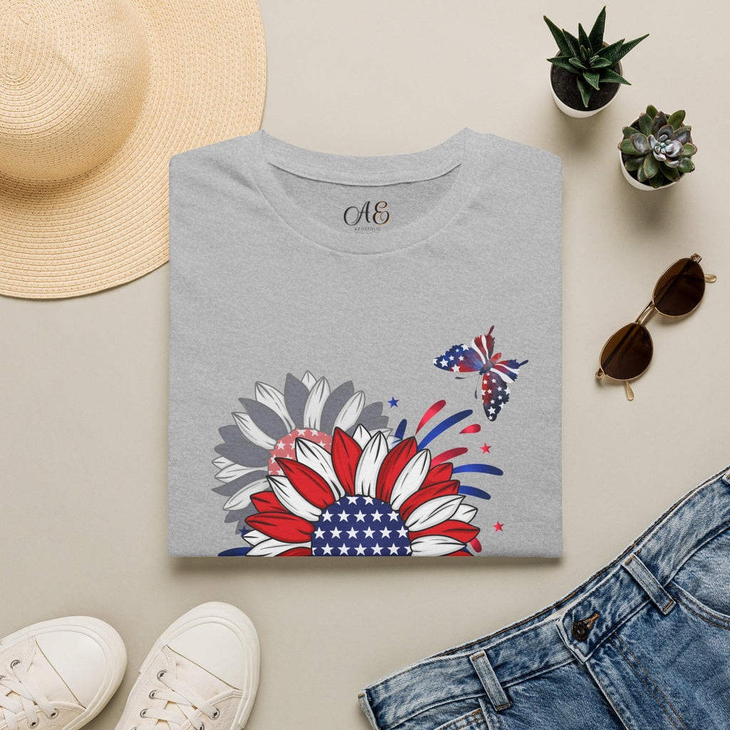Flowers & Butterflies - Blue Edition Classic Fit T-shirt
