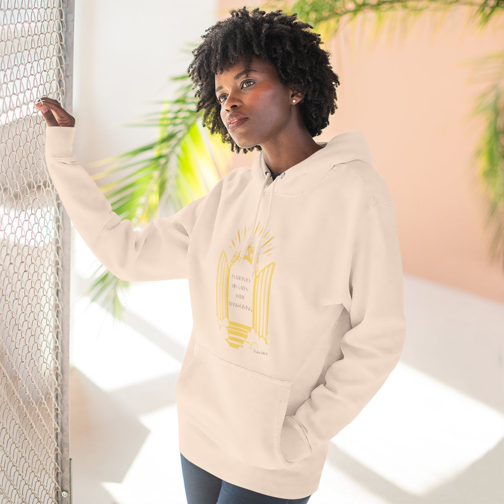Enter Into His Gates Hoodie