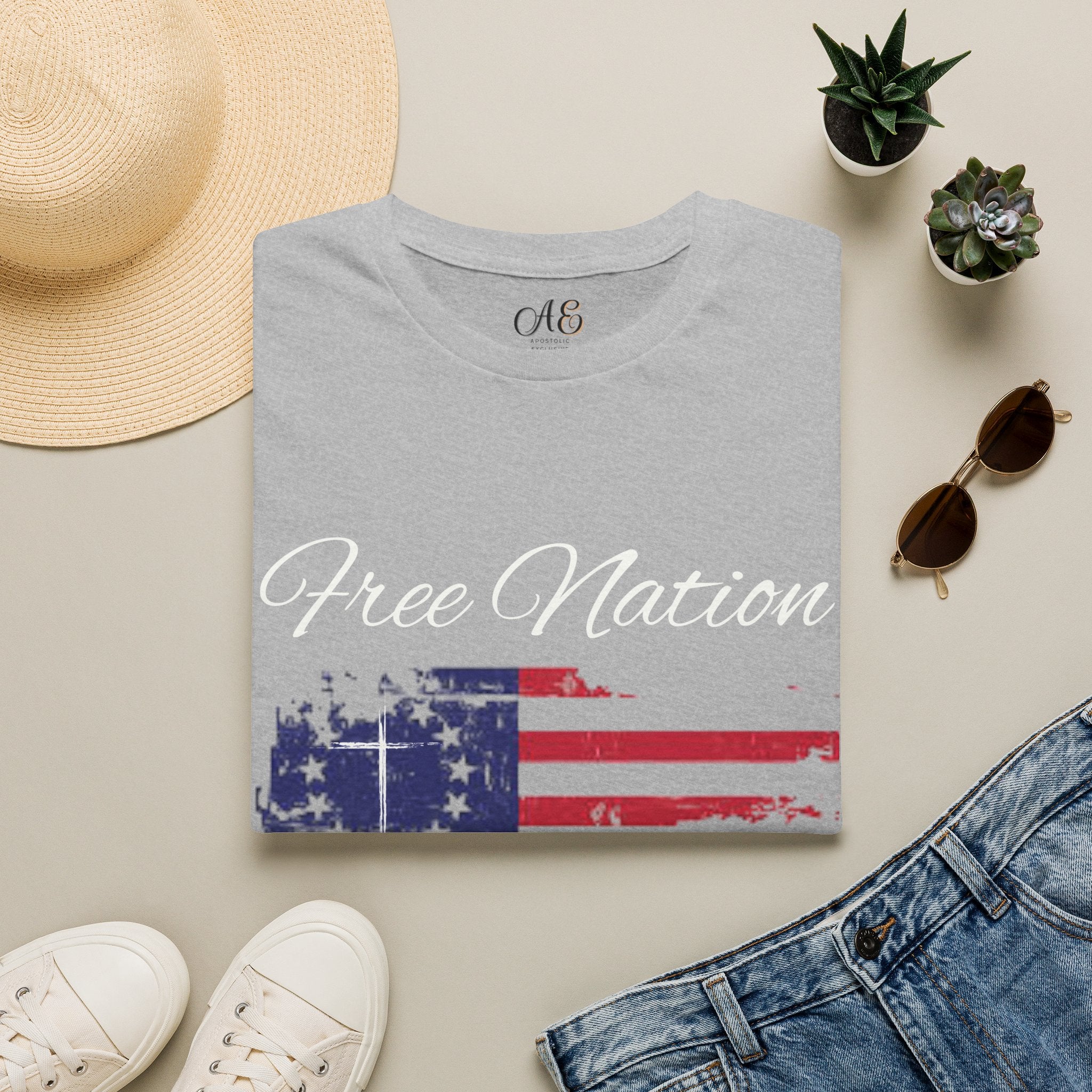 Free Nation - White Edition Classic Fit T-shirt