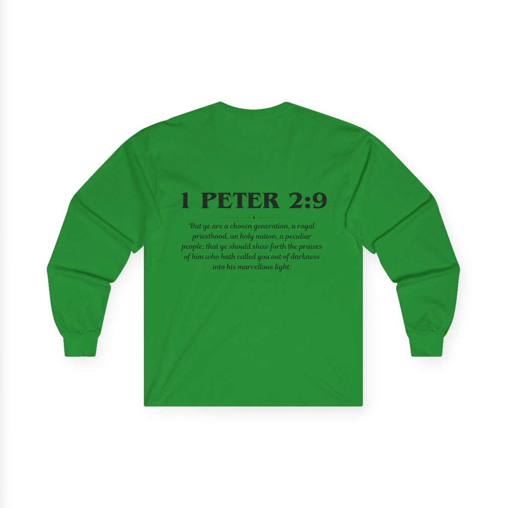 1 Peter 2:9 Scripture Unisex Long sleeve