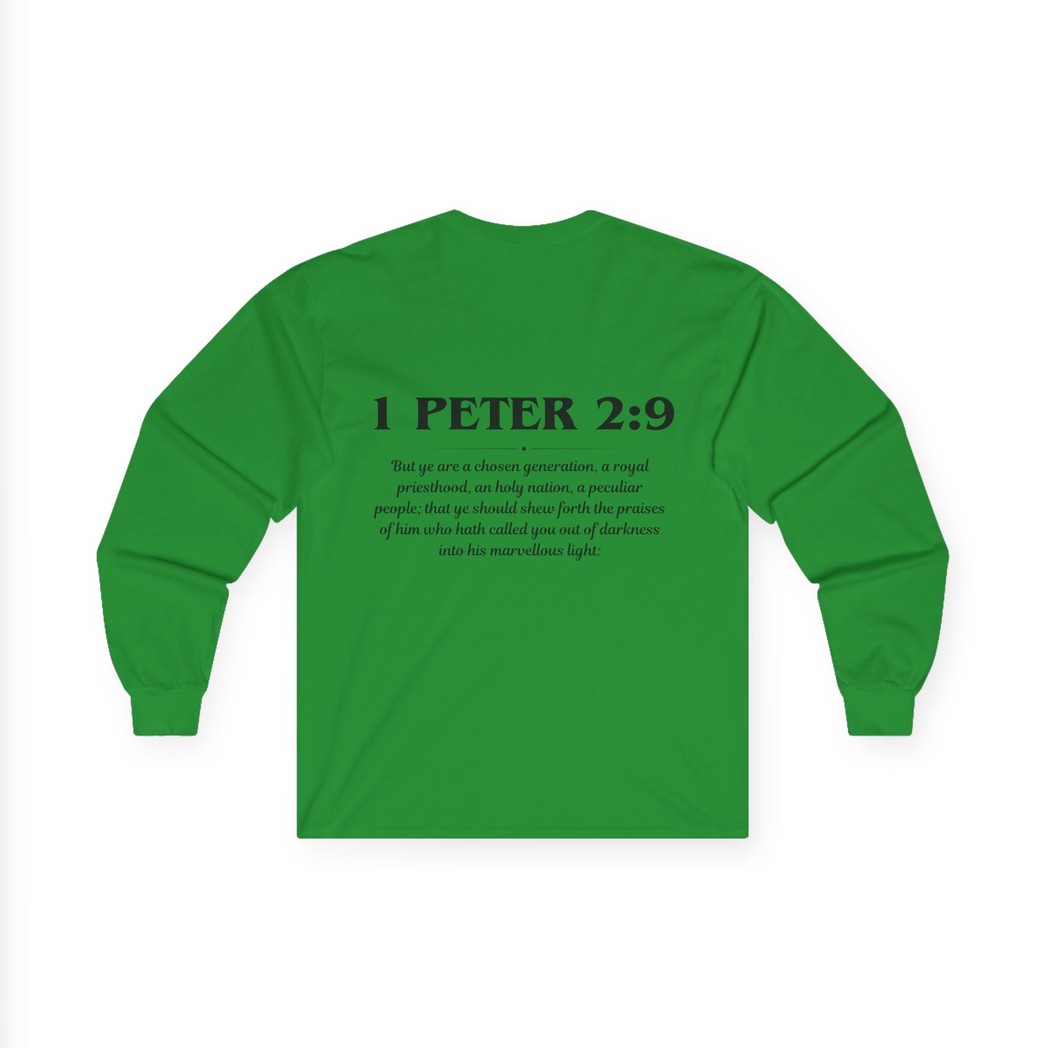 1 Peter 2:9 Scripture Unisex Long sleeve