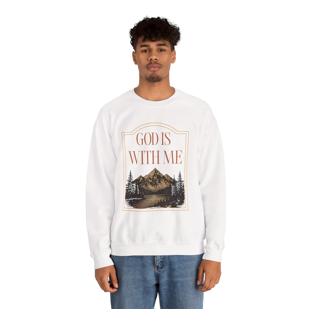 God is With Me Crewneck Sweatshirt