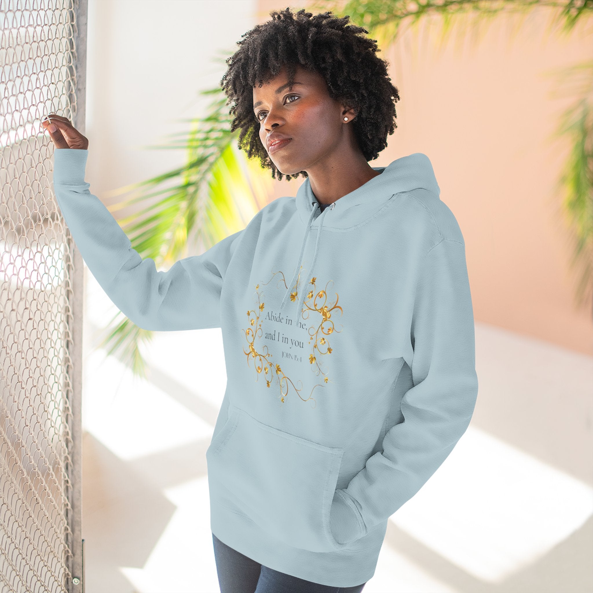 Abide in Him Hoodie