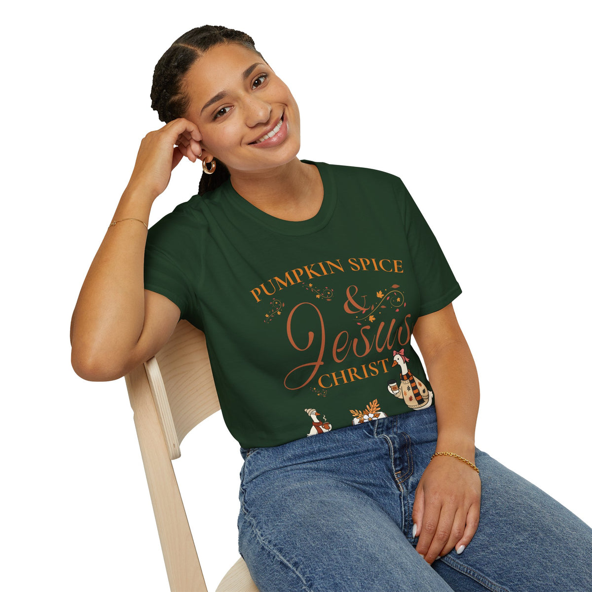 Pumpkin Spice & Jesus T-shirt