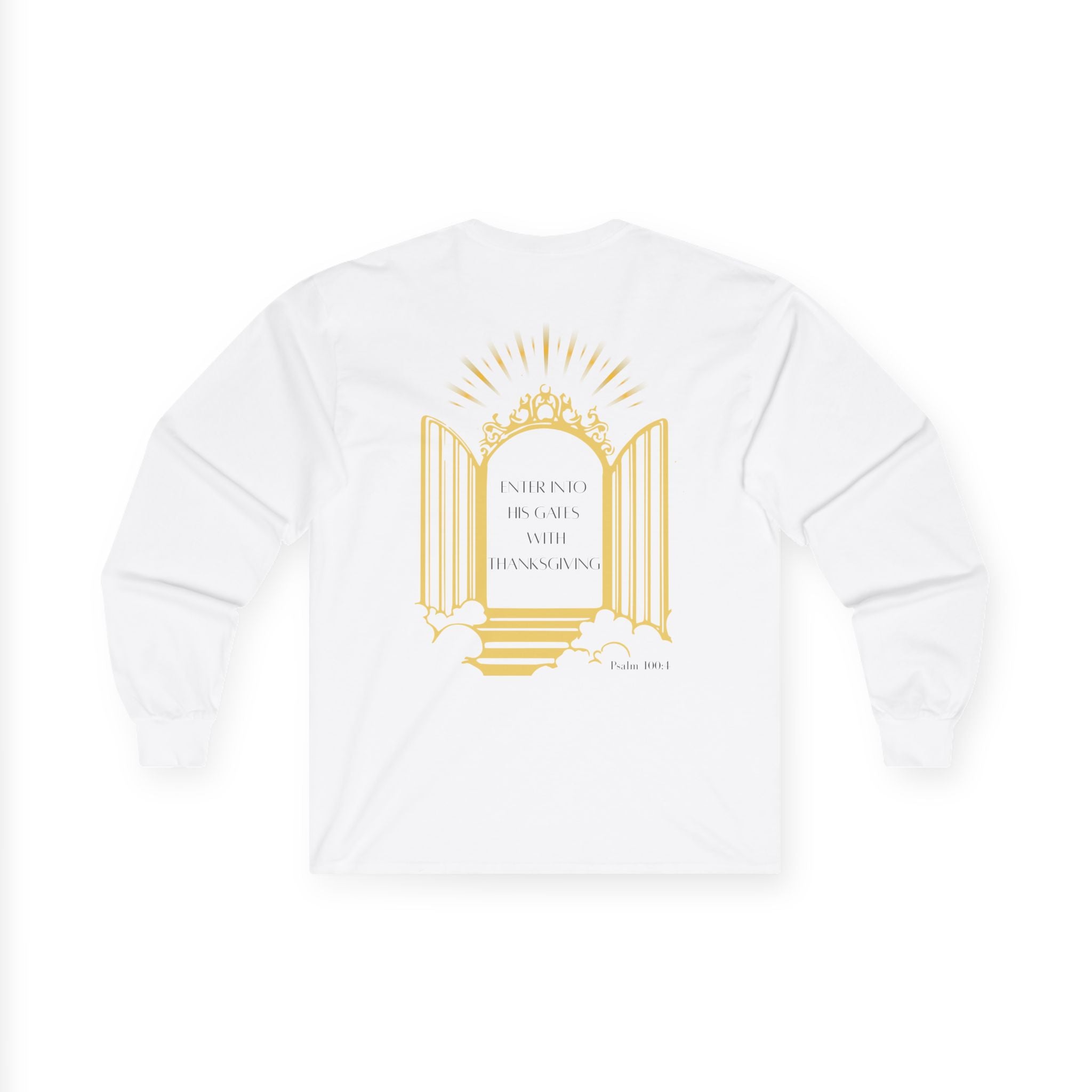 Enter Into His Gates Unisex Long sleeve