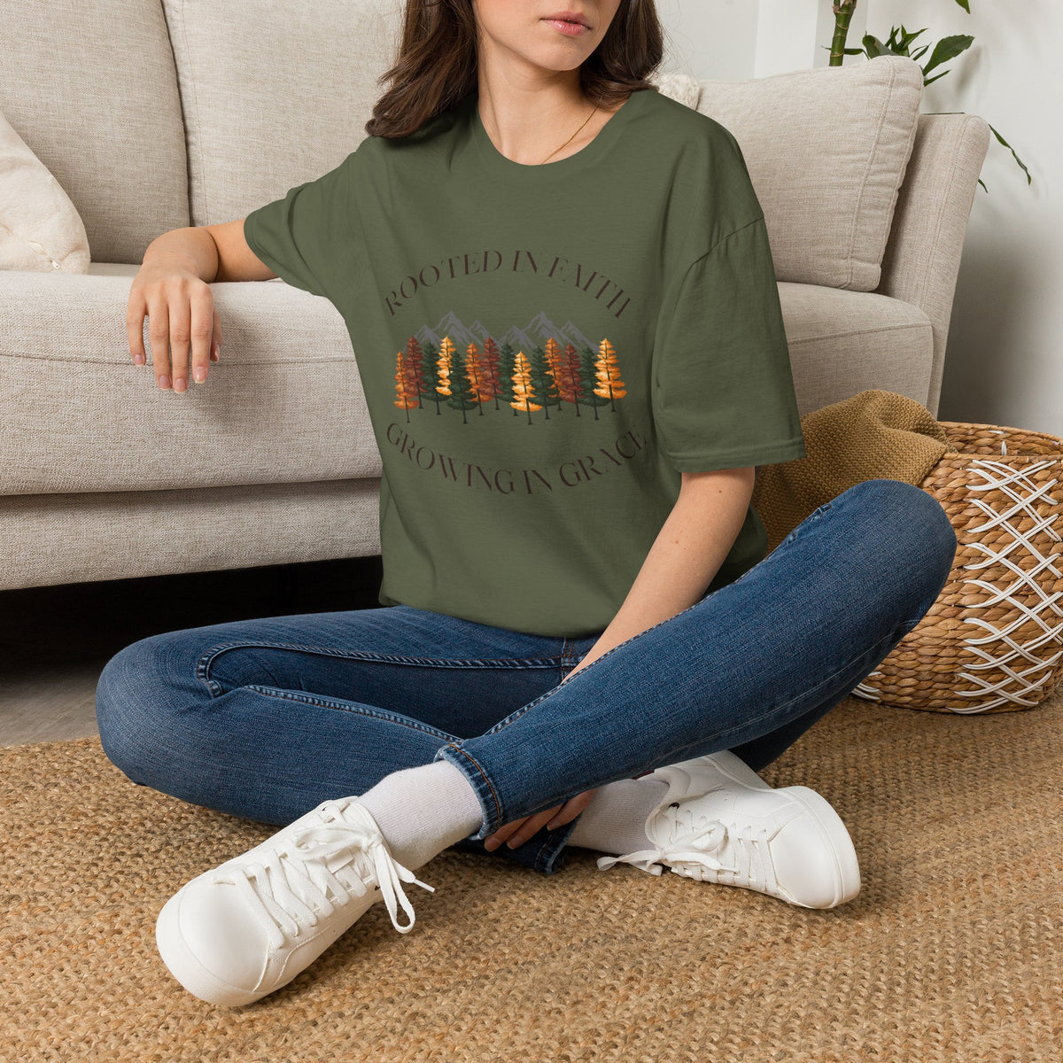 Rooted in Him T-shirt