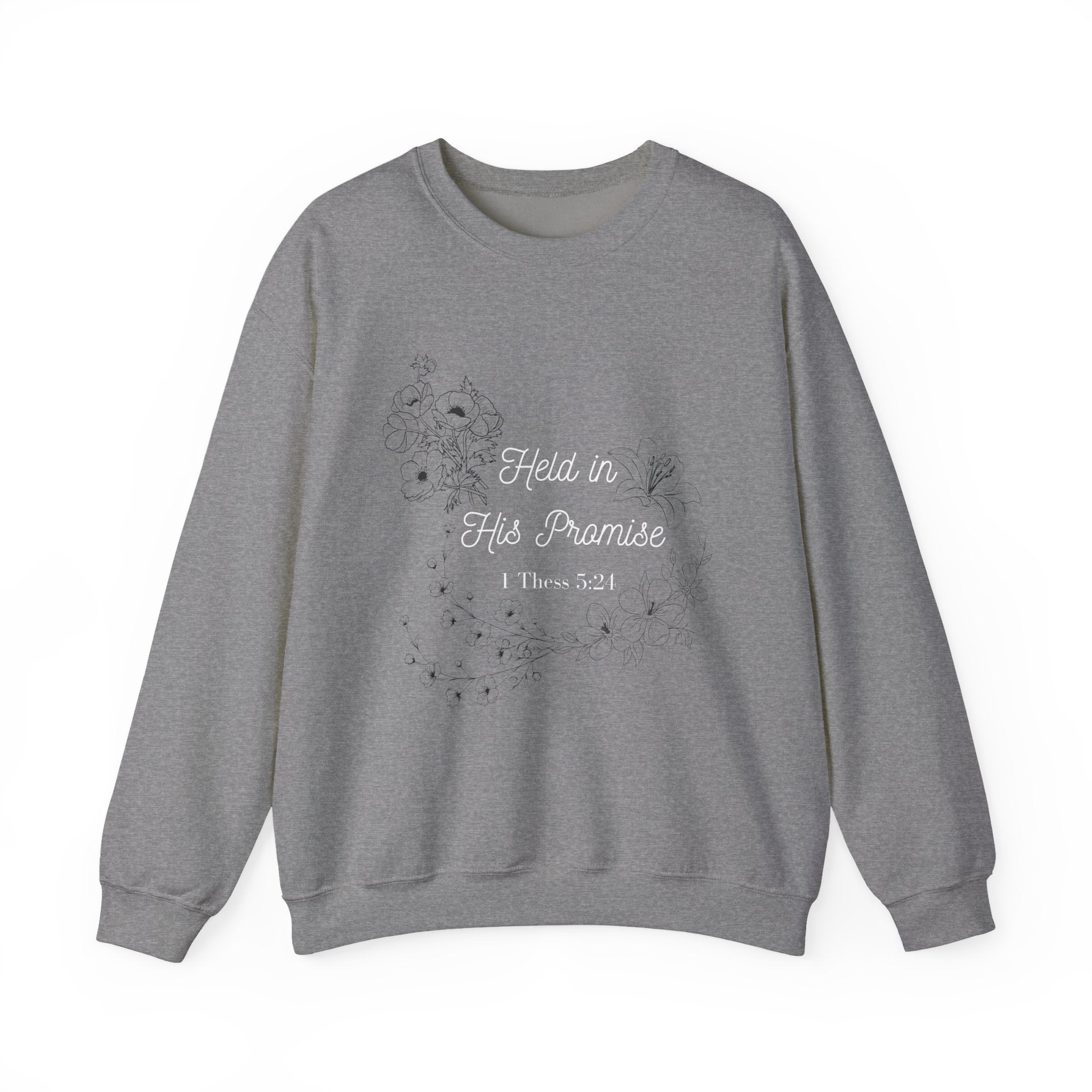 Held in His Promise Crewneck Sweatshirt