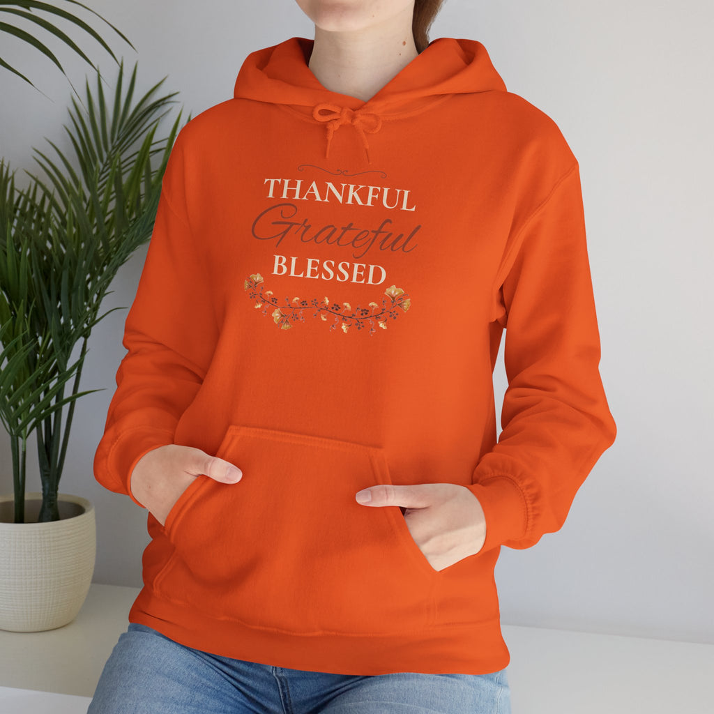 Thankful, Grateful, Blessed Hoodie