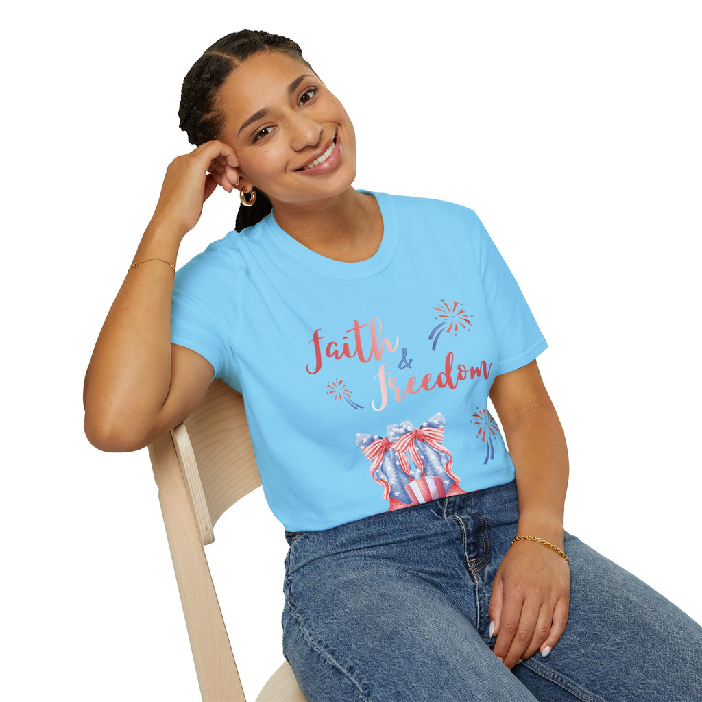 Faith & Freedom - Red Edition Classic Fit T-Shirt