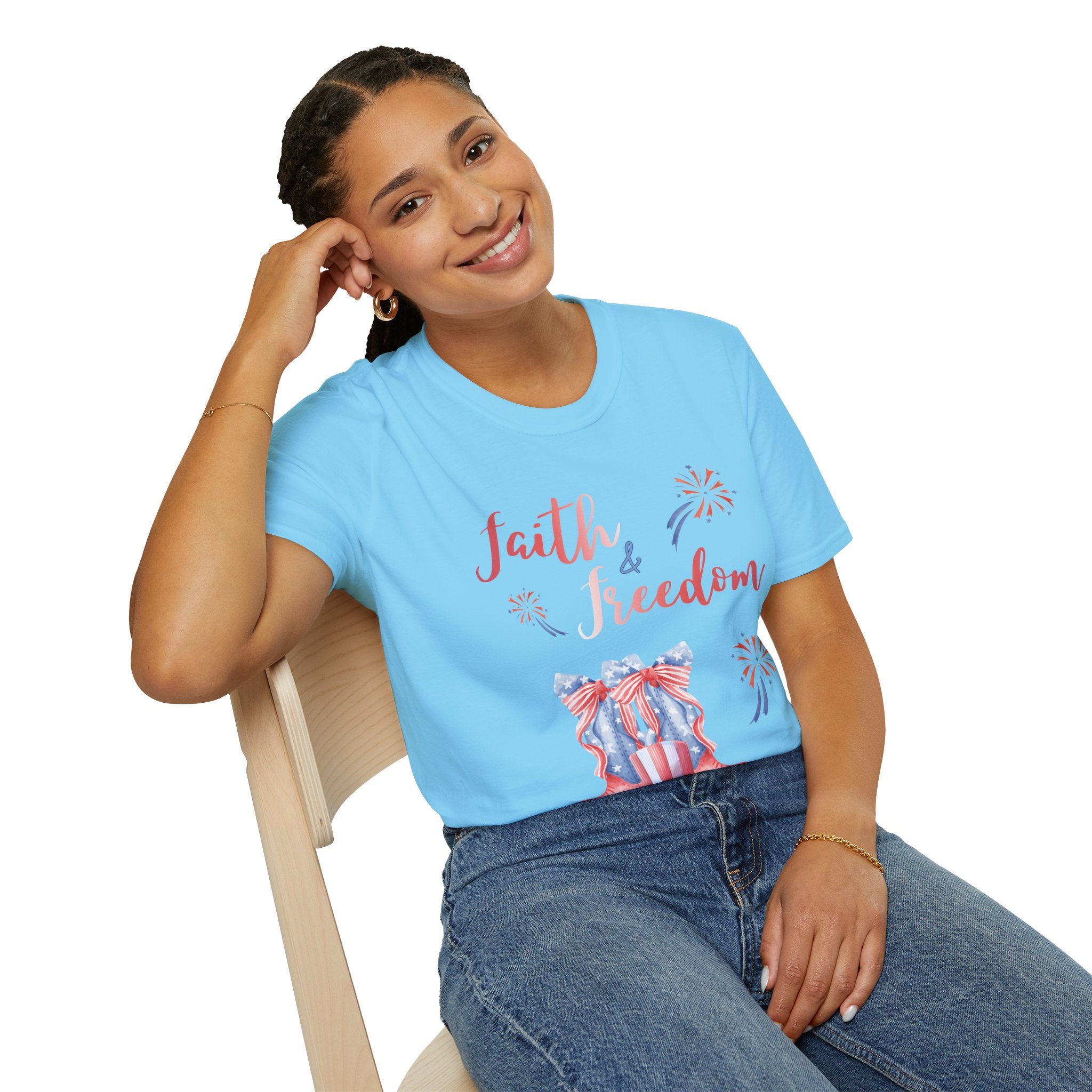 Faith & Freedom - Red Edition Classic Fit T-Shirt