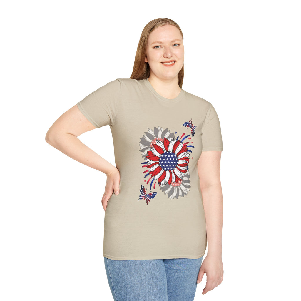 Flowers & Butterflies - Blue Edition Classic Fit T-shirt