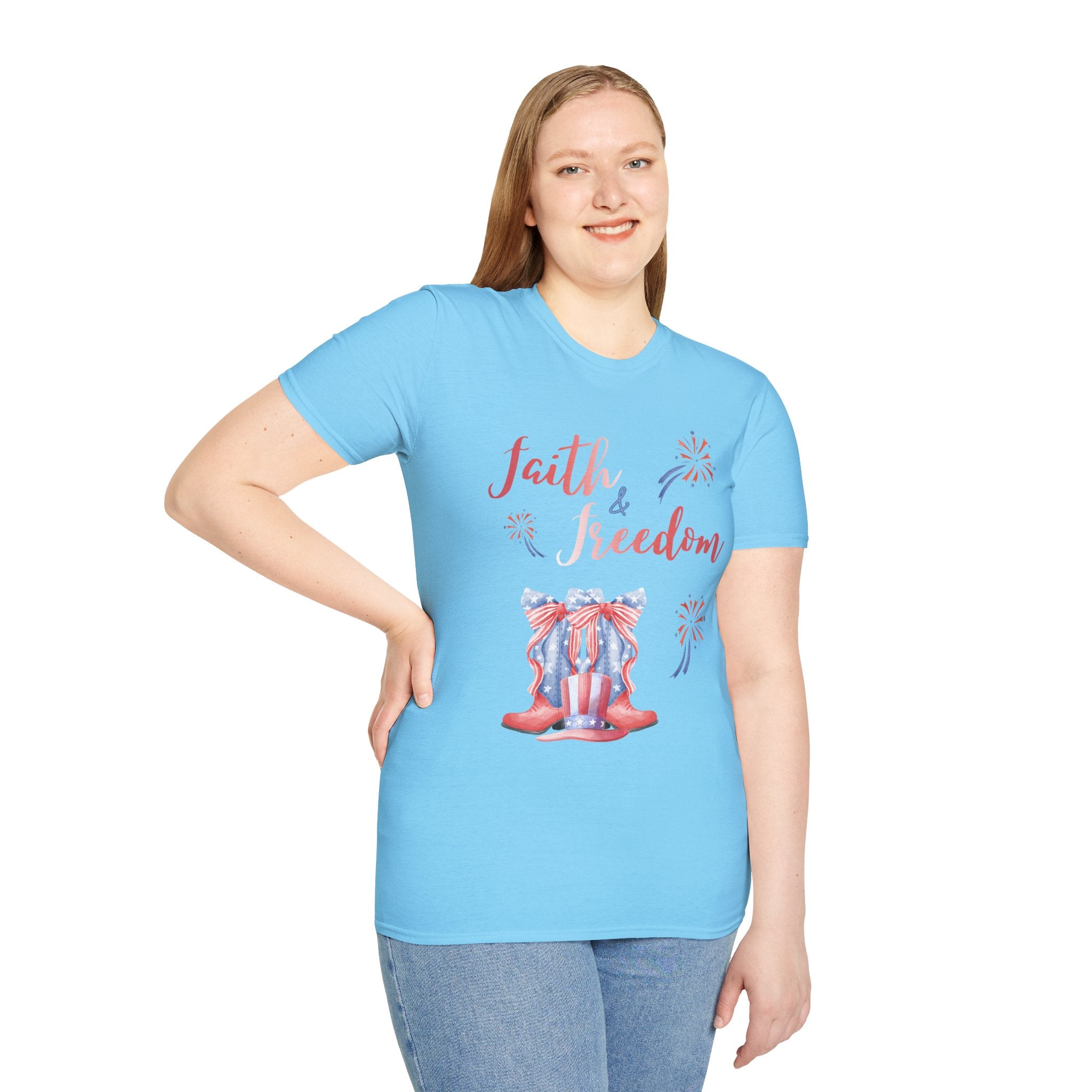 Faith & Freedom - Red Edition Classic Fit T-Shirt