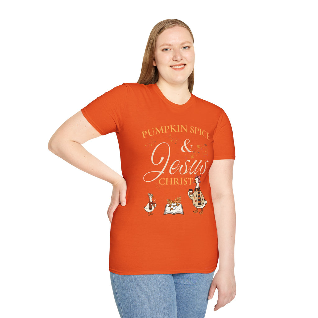 Pumpkin Spice & Jesus T-shirt