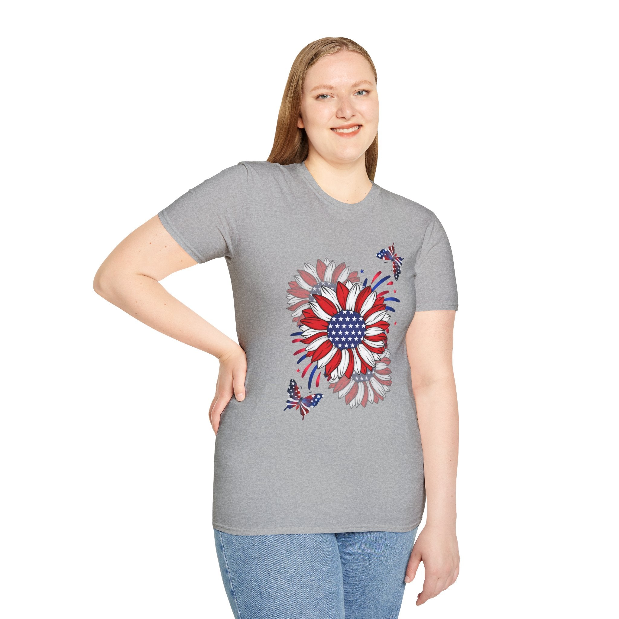 Flowers & Butterflies - Red Edition Classic Fit T-shirt