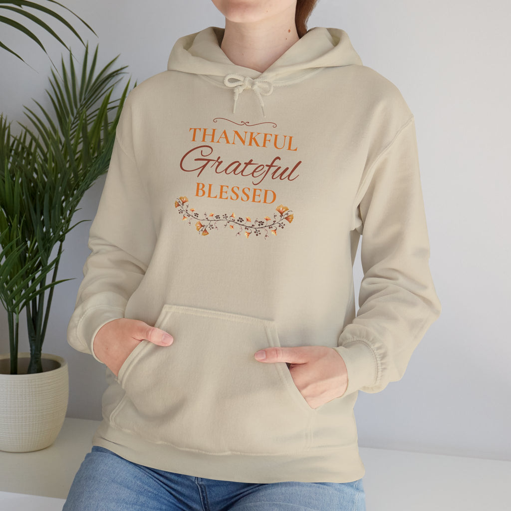 Thankful, Grateful, Blessed Hoodie