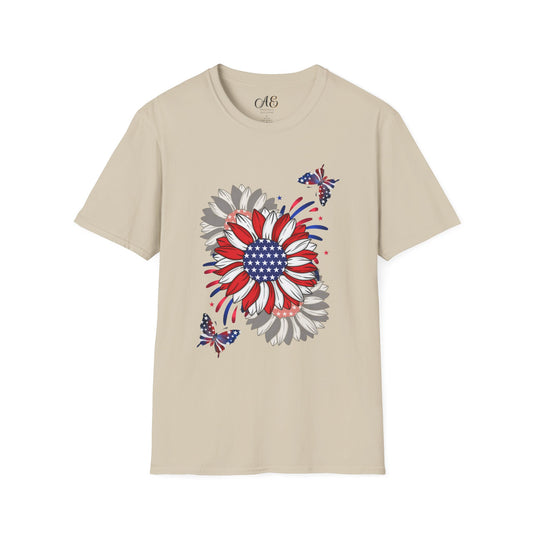Flowers & Butterflies - Blue Edition Classic Fit T-shirt