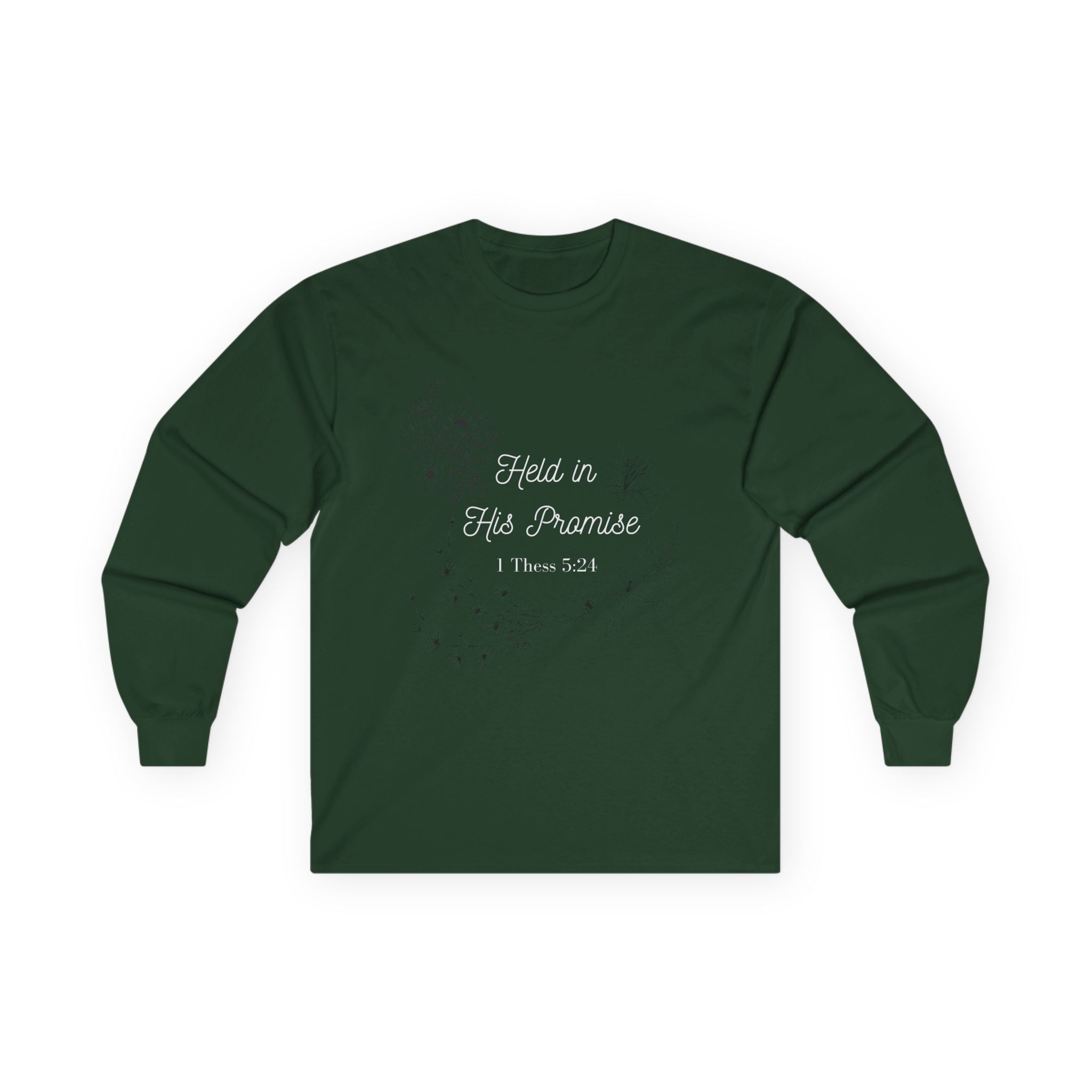 Held in His Promise Long Sleeve Tee