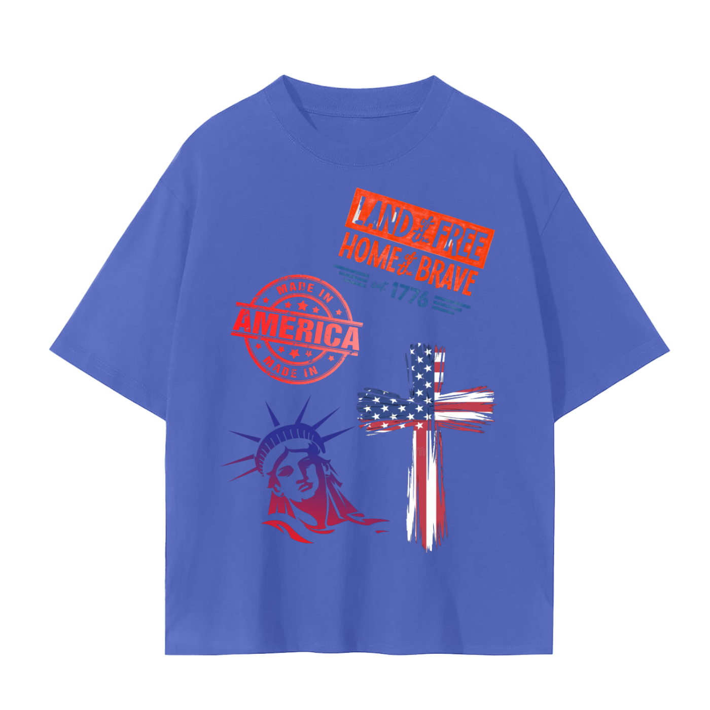 America T-shirt - Red Edition Relax Fit